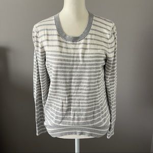 BR Striped Cotton Sweater